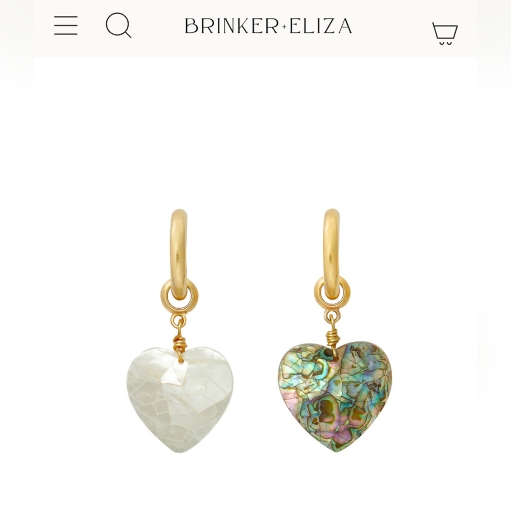 BRINKER + ELIZA Big Love Reversable Earrings